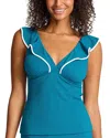 Tommy Bahama Island Cays Cabana Ruffle Trim Tankini