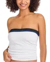TOMMY BAHAMA ISLAND CAYS COLOR BLOCK BANDEAU TANKINI TOP