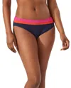 Tommy Bahama Island Cays Colorblocked Hipster Bikini Bottom In Passion Pink