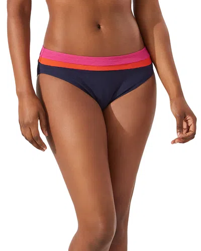 TOMMY BAHAMA ISLAND CAYS COLOR BLOCK HIPSTER BIKINI BOTTOM,SS200295