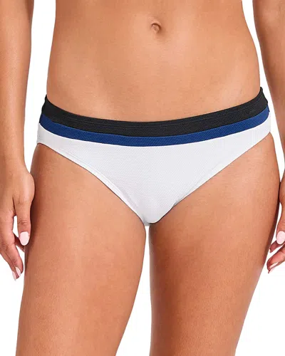Tommy Bahama Island Cays Color Block Hipster Bikini Bottom In White