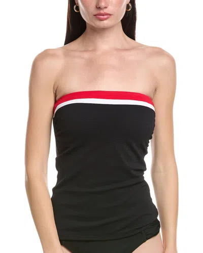 Tommy Bahama Island Cays Colorblock Bandini Top In Black