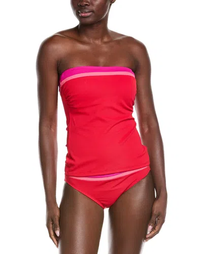 Tommy Bahama Island Cays Colorblock Bandini Top In Red