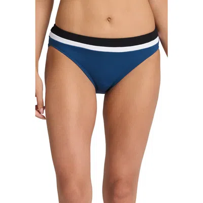 Tommy Bahama Island Cays Colorblock Hipster Swim Bottoms In Light Indigo Tide