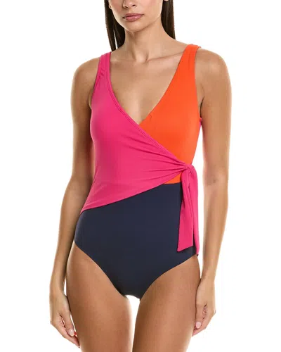 Tommy Bahama Island Cays Colorblock One-piece In Multi