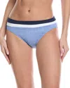 Tommy Bahama Island Cays Colorblocked Hipster Bikini Bottom In Blue
