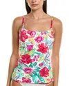 Tommy Bahama Island Cays Fiesta Reversible Tankini Top In Multi
