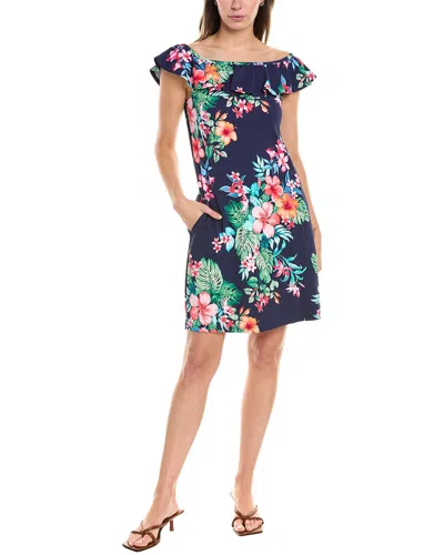 Tommy Bahama Island Cays Flora Cover-up Dress In Blue