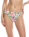 Tommy Bahama Island Cays Flora Reversible Hipster Bikini Bottom In White