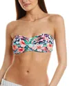 Tommy Bahama Island Cays Flora Twist Bandeau Bikini Top