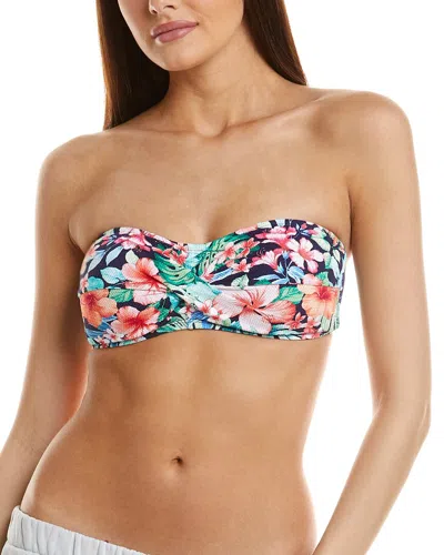 Tommy Bahama Island Cays Flora Twist Bandeau Bikini Top