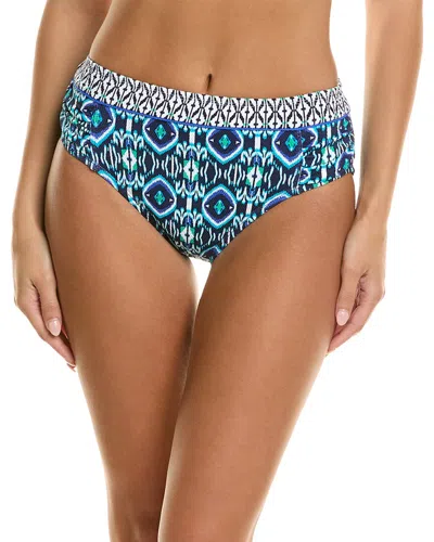 Tommy Bahama Island Cays Ikat High-waist Bikini Bottom In Multi