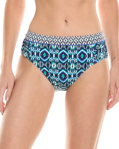 TOMMY BAHAMA TOMMY BAHAMA ISLAND CAYS IKAT HIGH-WAIST BIKINI BOTTOM