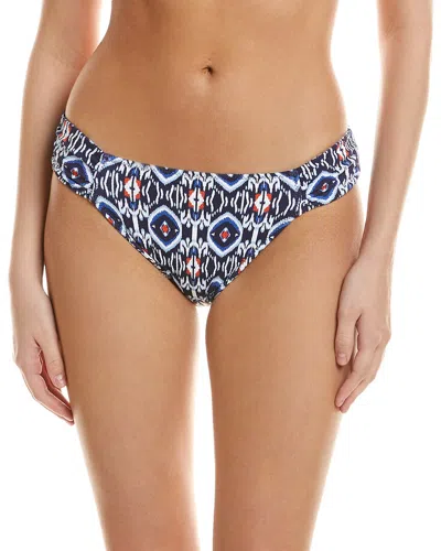 Tommy Bahama Island Cays Ikat Reversible Hipster Bikini Bottom In Blue