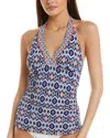 Tommy Bahama Island Cays Ikat Reversible Tankini Top