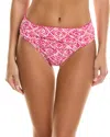 Tommy Bahama Island Cays Shell Reversible Hipster Bikini Bottom In Multi
