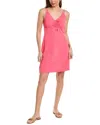 Tommy Bahama Island Cays V-neck Mini Dress In Orange