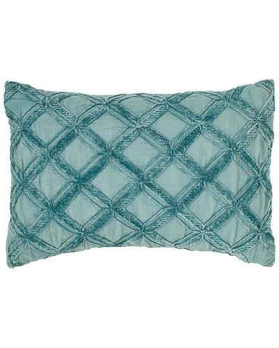Tommy Bahama Island Essentials Blue Throw Pillow