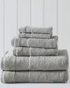 Tommy Bahama Island Retreat 6pc Grey Towel Set In Multi