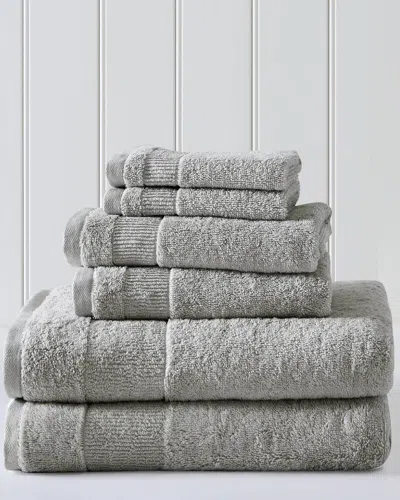 TOMMY BAHAMA TOMMY BAHAMA ISLAND RETREAT 6PC GREY TOWEL SET