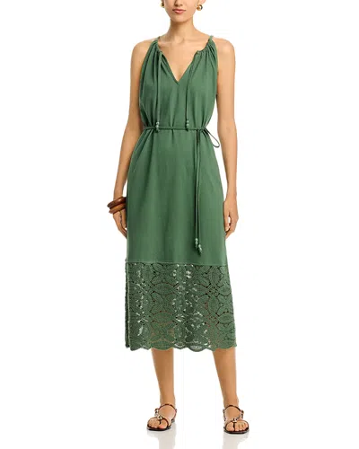 Tommy Bahama Islandscape Halter Midi Dress In Green