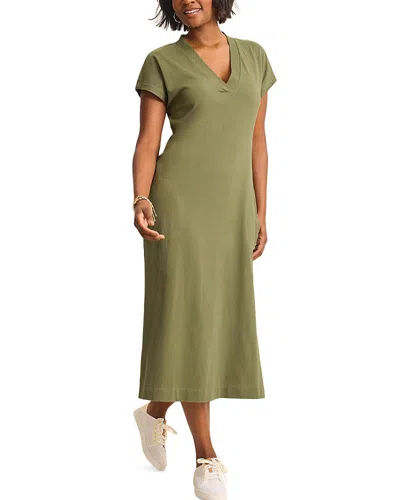 Tommy Bahama Islandscape Cotton Jersey Midi Dress In Green