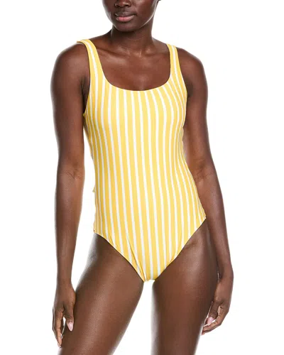 Tommy Bahama Isola Vita Reversible Tank One-piece In Yellow