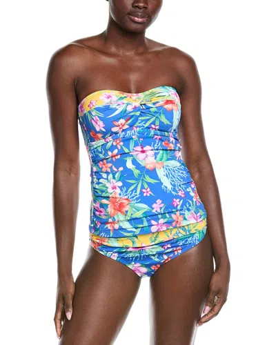 Tommy Bahama Isola Vita Shirred Bandini Top In Multi