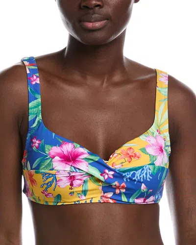 Tommy Bahama Isola Vita Twist Front Top In Multi