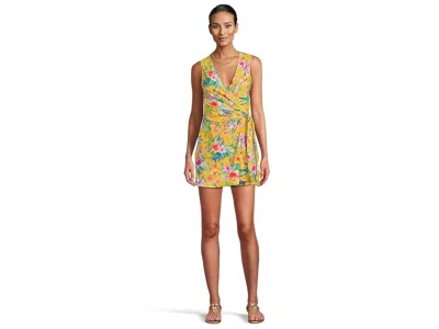 Tommy Bahama Isola Vita Wrap Romper In Yellow