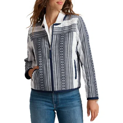 Tommy Bahama Jacquard Cotton Jacket In Multi
