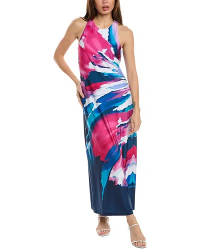 Tommy Bahama Jasmina Blooming Veranda Maxi Dress In Blue