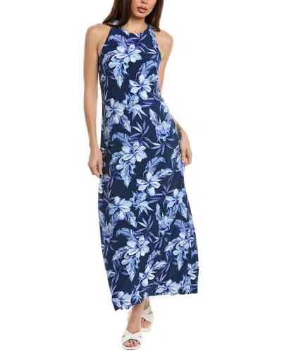 Tommy Bahama Jasmina Fleur Bay Maxi Dress In Blue