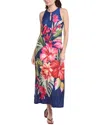 Tommy Bahama Jasmina La Botanica Floral Maxi Dress In Blue
