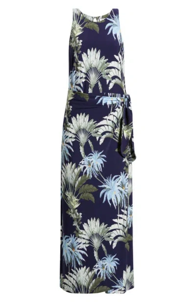 Tommy Bahama Jasmina Palisade Sleeveless Maxi Dress In Blue