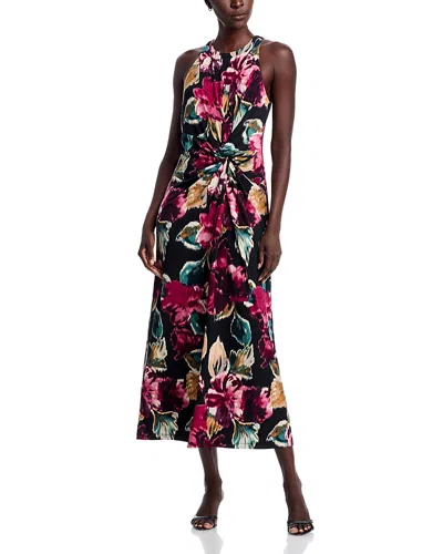 Tommy Bahama Jasmina Jewel Bloom Sleeveless Maxi Dress In Black