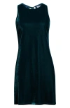 Tommy Bahama Jasmina Velvet Shift Dress In Green