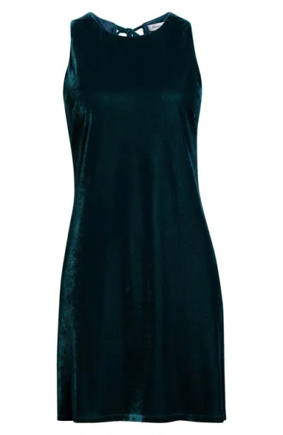 Tommy Bahama Jasmina Velvet Shift Dress In Green