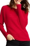 Tommy Bahama Jewel Bay Mini Sequin Sweater In Tango Red