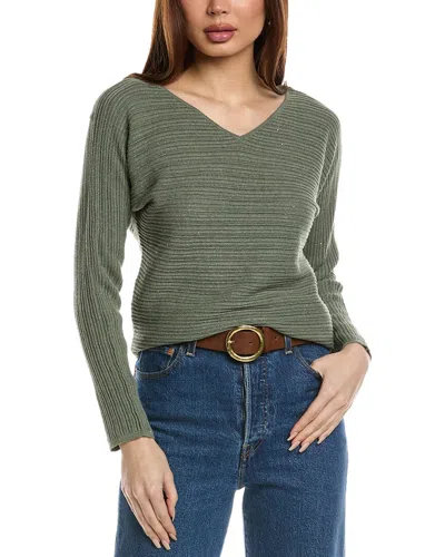 Tommy Bahama Jewel Bay Sequin V-neck Sweater In Green