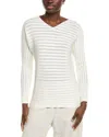 Tommy Bahama Jewel Bay Sequin V-neck Sweater In White