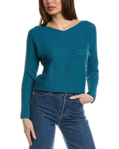 Tommy Bahama Jewel Bay Sequin V-neck Sweater In Blue