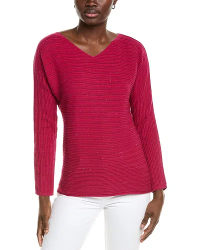 Tommy Bahama Jewel Bay Sequin V-neck Sweater In Pink