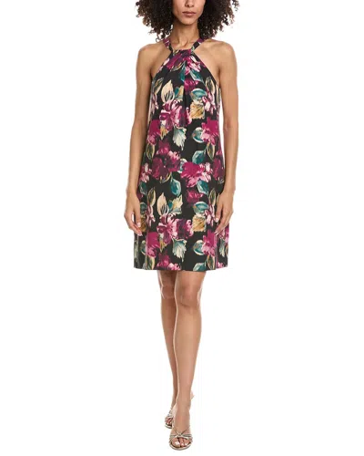Tommy Bahama Jeweled Blooms Silk Dress In Black