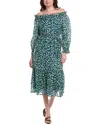 Tommy Bahama Jeweled Jaguar Midi Dress In Blue