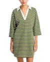 Tommy Bahama Jovanna Stripe Dress In Green