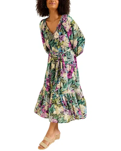 Tommy Bahama Jungle Jewels Maxi Dress In Black