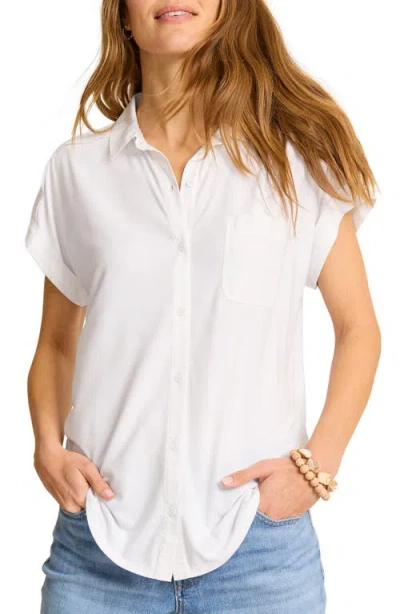 Tommy Bahama Kauai Hybrid Camp Shirt In White