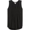 Tommy Bahama Kauai Lattice Tank Top In Black