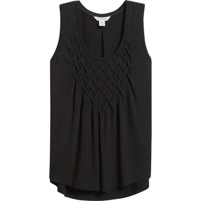 Tommy Bahama Kauai Lattice Tank Top In Black